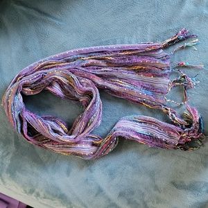 Purple rainbow scarf